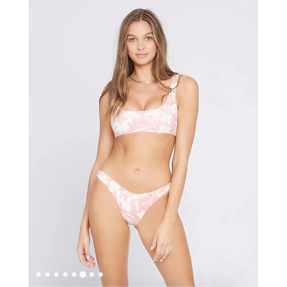 l*space Other - L*Space Paradise Blooms Bikini Set, Lizzie Top & Cabana Bottom, NWT
